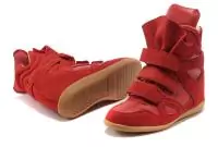 2019U isabel marant populaire chaussure femmes frais rouge rouge